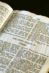 Obraz premium gospel according to the third epistle of John