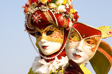 Venetian carnival costume