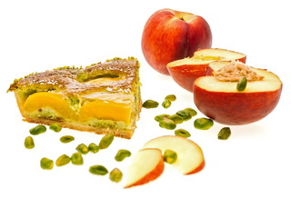 nektarinen pistazientorte