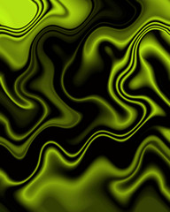 Obraz premium Green satin