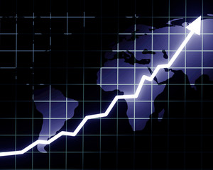 Arrow graph going up