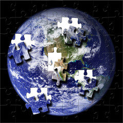 Earth Puzzle (NASA Photo)