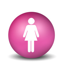 Woman Symbol - pink