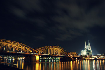 Bridge at night