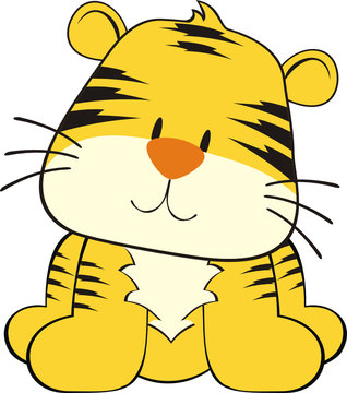 tigre adolescente