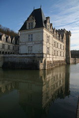 Reflet du château de Villandry