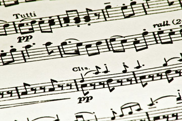 Fototapeta premium Sheet Music