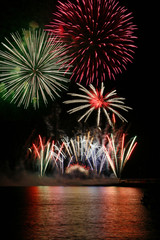 fireworks in Madeira Island