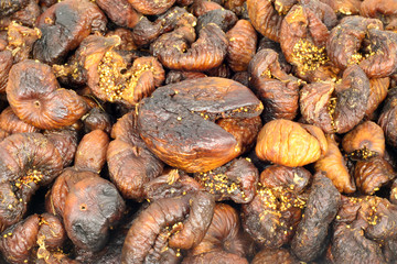 Pile of dried figs