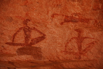 namibian rock painting