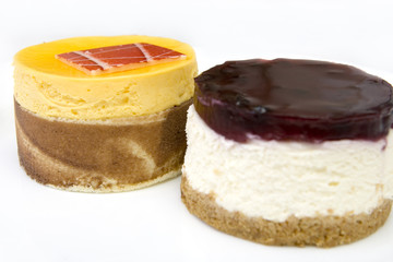 two fancy cakes