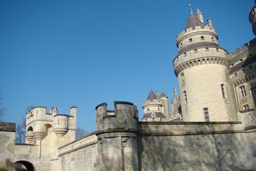Fototapeta premium Chateau de Pierrefonds,Oise,Picardie