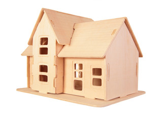 toy house. focus on door