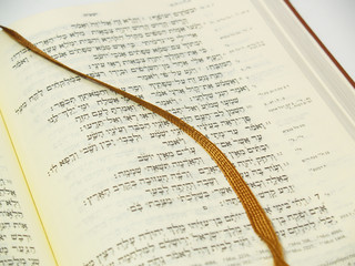 Opened Hebrew Bible