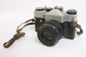 Old soviet mechanical camera