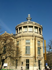 Fa&ccedil;ade de de pierre du Mus&eacute;e Guimet, Paris