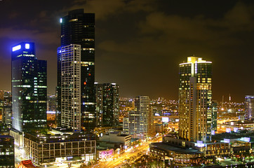 Fototapeta premium city at night - Melbourne