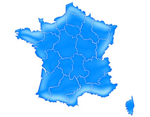 Carte France Océan