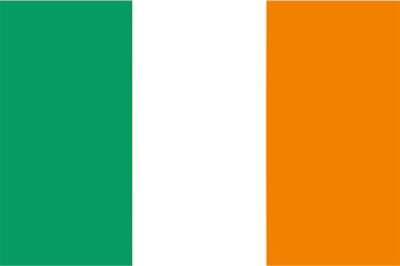 Drapeau Irlandais True colors - obrazy, fototapety, plakaty