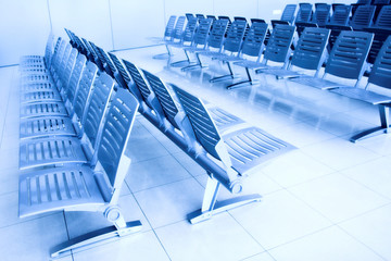 waiting room,  place in airport, perspective view