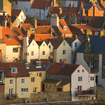 Roofs at Whitby, North Yorkshire, England, UK