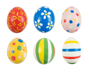 Real hand painted Easter eggs