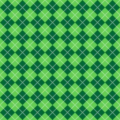Green Argyle Pattern - 6368946