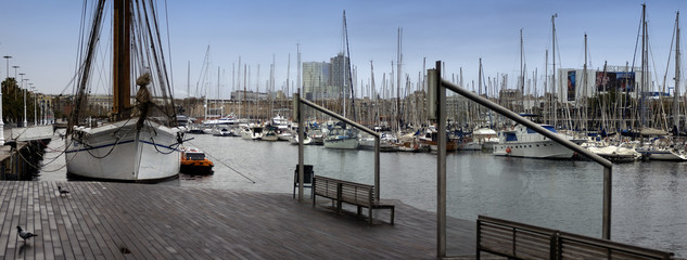port de barcelone panoramique