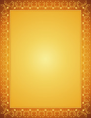 golden certificate background, vector