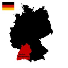 Obraz premium deutschland - bundesland baden württemberg