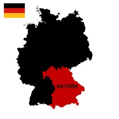 Obraz premium deutschland - bundesland bayern