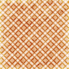 orange checkered paper background