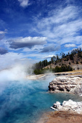 Yellowstone Geyser Thermal Feature
