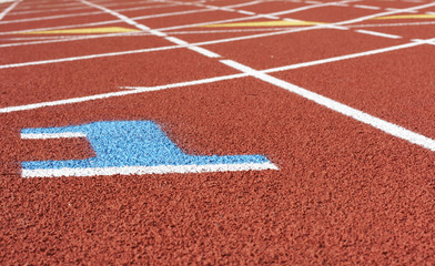 a picture of a track and field venue