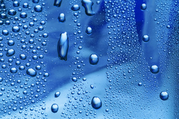 blue water drop for background