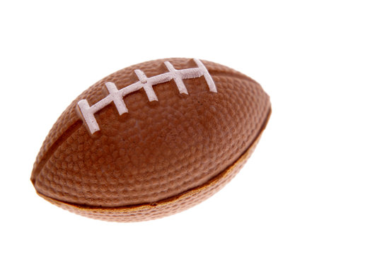 Football isolated over white background