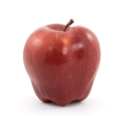 red apple fruit studio isolated
