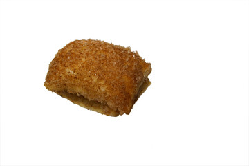 single soft cookie covered with shugar and cinnamon