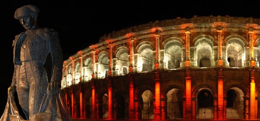 Fototapeta premium arenes de nuit