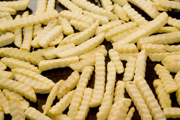 raw french fries