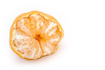 half peeled mangarin