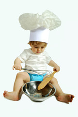 bébé cuisinier