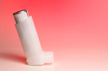 A medicated inhaler used for asthma attacks.