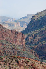 Naklejka premium The Apache Trail scenery, Phoenix, Arizona, USA