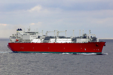 LNG carrier ship for natural gas © Carabay