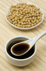Soy sauce and beans
