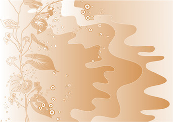 Abstract floral background