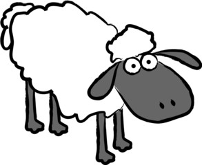 Cartoon sheep