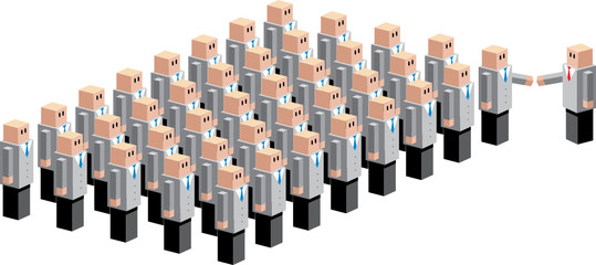 Fototapeta premium businessmen shaking hands