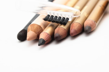 Brush and pencils for make-up
